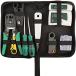 Hiija Network Tool Kit Professional Network Maintenance LAN Cable Tester RJ45 Crimper 9 in 1 Repair Tools RJ45 Crimp Too