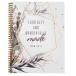 Softcover Wonderfully Made 8.5 x 11 Religious Spiral Notebook/Journal 120 College Ruled Pages Durable Gloss Laminated Co