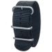 BERTUCCI DX3 B-114 Black 26mm Nylon Watch Band