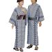  юката ... женский мужской King ширина поддон .. праздник yukata.. Event retro юката кирпич рисунок три .