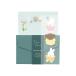 DickBruna( Dick bruna )Miffy( Miffy ) maru I ( сад голубой ) Mini сообщение карта комплект ( Mini письмо комплект / конверт бумага для писем комплект ) (re-MY17B)