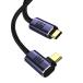 USB4 кабель L знак 1.5M USB Type-C кабель Thunderbolt 3 соответствует 20Gbps высокая скорость пересылка PD соответствует 100W внезапный скорость зарядка 8K / 60Hz видео выход нейлон плетеный модель c тип соответствует (1.5M)