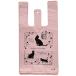 hez(Heads) сумка для покупок пакет с ручками elegant кошка розовый W180*D100*H350mm S одна сторона дизайн 100 листов HEADS ELC-S