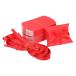 PATIKIL маленький подарочная коробка 50 шт 3.5x2.5x1 дюймовый pillow box свадьба party .. сладости авторучка день рождения подарок драгоценнный камень приветствие карта для красный цвет 