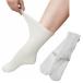 [... рост носки ]gips тоже ... все белый 1 пара для мужчин и женщин 24*28cm сделано в Японии пара. .. отек растягивать . носки отек для носки gips покрытие kega для носки отходит . Lynn 