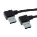 chenyang USB 3.0 кабель USB 3.0 90 раз прямой угол данные удлинение кабель жесткий диск ддя ноутбука 