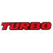 [neges] турбо эмблема TURBO турбо эмблема стикер машина стикер 25mm*157mm красный 