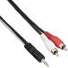 TECH 2ch кабель Mini Streo( мужской ) X 1 * PIN( мужской ) X 2 2m MP-2 черный 