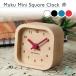  класть часы KATOMOKU muku mini square clock красный km-25RE симпатичный модный 