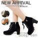  engineer boots short boots lady's race up autumn winter shoes braided up boots thickness bottom high heel futoshi heel zipper attaching metal fittings attaching warm 