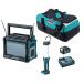 ( Makita ) предотвращение бедствий для combo комплект CK1010 содержание комплекта : заряжающийся с радио телевизор TV100+ заряжающийся LED рабочее освещение ML104+ батарея BL1040B+ зарядное устройство DC10SA+ сумка для инструментов makita