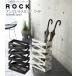  зонт длина блокировка широкий YAMAZAKI стойка для зонтов вход место хранения ROCK Umbrella stand ROCK WIDE umbrella подставка белый 6722 черный 6723