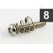 Allparts ( ѡ ) GS-0007-005 Pack of 8 Steel Single Coil Pickup Screws [7541]