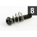 Allparts ( ѡ ) GS-0007-003 Pack of 8 Black Single Coil Pickup Screws [7543]