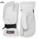 26 HESTRAhe -тактный la3-Finger Full Leather 30872 020 Off White лыжи перчатка 