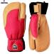 26 HESTRAhe -тактный laTopo 3-Finger 33872 540701 Flame Red /Tan лыжи перчатка 