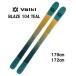 26 VOLKL Volkl BLAZE 104 TEAL крепления нет гора лыжи 