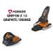 27 MARKER маркер (габарит) GRIFFON X 13 GRAPHITE/ORANGE гора лыжи крепления 