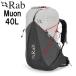 Rab ���u Muon 40 �o�R �����Y �����b�N �U�b�N �o�b�N�p�b�N (Pewter Graphene Medium)