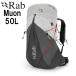 Rab ���u Muon 50 �o�R �����Y �����b�N �U�b�N �o�b�N�p�b�N (Pewter/Graphene)