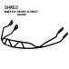 SHREDshu красный HARD-EAR CHIN GUARD /BASHER BLACK