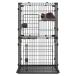  Iris o-yama compact кошка клетка 2 уровень 3 уровень CCC-112 2 уровень темно-серый 