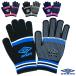  Umbro вязаный перчатка мужской / женский / взрослый / Junior / ученик начальной школы / ученик неполной средней школы / ученик старшей школы перчатки свободный размер черный / темно-синий / голубой UUAWJD54