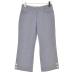 UNITED ARROWS Pink Label / United Arrows розовый этикетка кромка кнопка проверка укороченные брюки 
