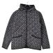 THE SMOCK SHOP / рубашка магазин SS-8248PT внутренний флис с капюшоном . точка стеганная куртка 