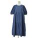 GU / GU Denim tia-do One-piece 7 минут рукав One-piece 