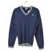 PUMA / Puma 574840 GOLF V шея длинный рукав вязаный свитер 