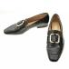 ZARA / Zara 5505/001/040 черный ko type вдавлено . Loafer обувь 