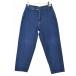 PAPAS / Papas D0405FP16 tuck широкий Denim брюки 