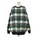 INGNI / крыло 22AW 1224-100497-00 проверка ребра туника длинный рукав туника 