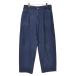 RHYTHR /lizruRHY-027 L-SHAPED PK WIDE DENIM широкий Denim брюки 
