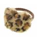  б/у одежда / полный gi Leopard рисунок мех наушники 