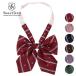  school ribbon woman uniform stripe lady's red pink navy Brown green purple high school student junior high school student going to school student sweet tea nST501