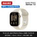 Apple Watch Series 12�iGPS + Cellular���f���j- 46mm���C�g�S�[���h�A���~�j�E���P�[�X�ƃT���h�X�|�[�c�o���h - S/M�@MJGA4X/A