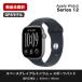 Apple Watch Series 12�iGPS���f���j- 46mm�X�y�[�X�O���C�A���~�j�E���P�[�X�ƃl�C�r�[�u���[�X�|�[�c�o���h - M/L�@MJEJ4X/A