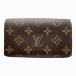 Louis Vuitton Louis Vuitton M61736porutofoiyu*torezo-ru монограмма двойной бумажник мужской женский [ б/у ]