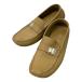 LOUIS VUITTON Louis Vuitton обувь для вождения Loafer бежевая кожа мужской размер 8 26.5cm обувь мужчина обувь бизнес обувь [ б/у ]