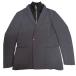 EMPORIO ARMANI Emporio Armani стеганое полотно × вязаный пальто жакет Zip блузон #48 б/у товар used AB