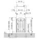 ��� �ЊJ�� YKK ��� ������� �g���f�B�V�I�� 1�^ ����t�F���X �A���~ ���� �A�C�A���� ������� �和�� 0812 ��80�~����120cm �֘A�摜1