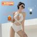  купальный костюм женский моно kini One-piece купальный костюм sexy моно kini бикини One-piece Cross дизайн топ на бретелях купальный костюм Корея симпатичный модный 