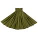  одноцветный юбка пау одиночный malachite green / номер товара MPU-FS40
