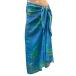 tiareto соперник парео юбка / голубой / ткань незначительный .../ номер товара YIA-6102BL