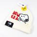 KIDS детский New Era NEW ERA New Era шляпа вязаная шапка Kids Kid's кафф вязаный PEANUTS Peanuts Snoopy New Era Logo "теплый" белый 