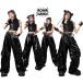  Kids танцевальный костюм девушки stage Jazz hip-hop презентация Event модный девочка ученики начальной и средней школы костюм комплект кожа темно синий тест Корея серия 