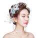 FayTun 花嫁 髪飾り 結婚式 ウェディング 2点セット ティアラ ヘアアクセサリー 花 ヘアバンド 髪留め 花冠 花かんむり 和装 衣装 発表会ネット予約 着物　振袖　格安レンタル