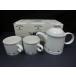  unused goods Fuji color .. .NAVY CREW pair tea set teapot cup 